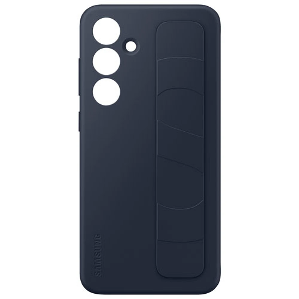 Samsung Grip Fitted Soft Shell Case with Stand for Galaxy S24 FE - Black