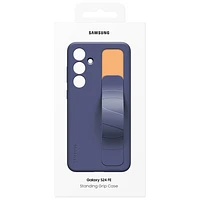 Samsung Grip Fitted Soft Shell Case with Stand for Galaxy S24 FE - Black