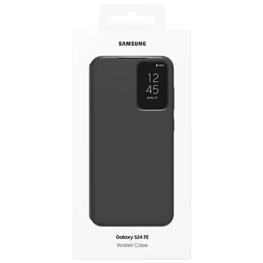 Samsung S-View Flip Cover Case for Galaxy S24 FE - Black