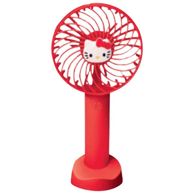 Ventilateur portatif avec support de table Hello Kitty (HKFAN100RD)