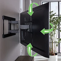 SANUS Super Slim 40"- 90" Full-Motion TV Wall Mount
