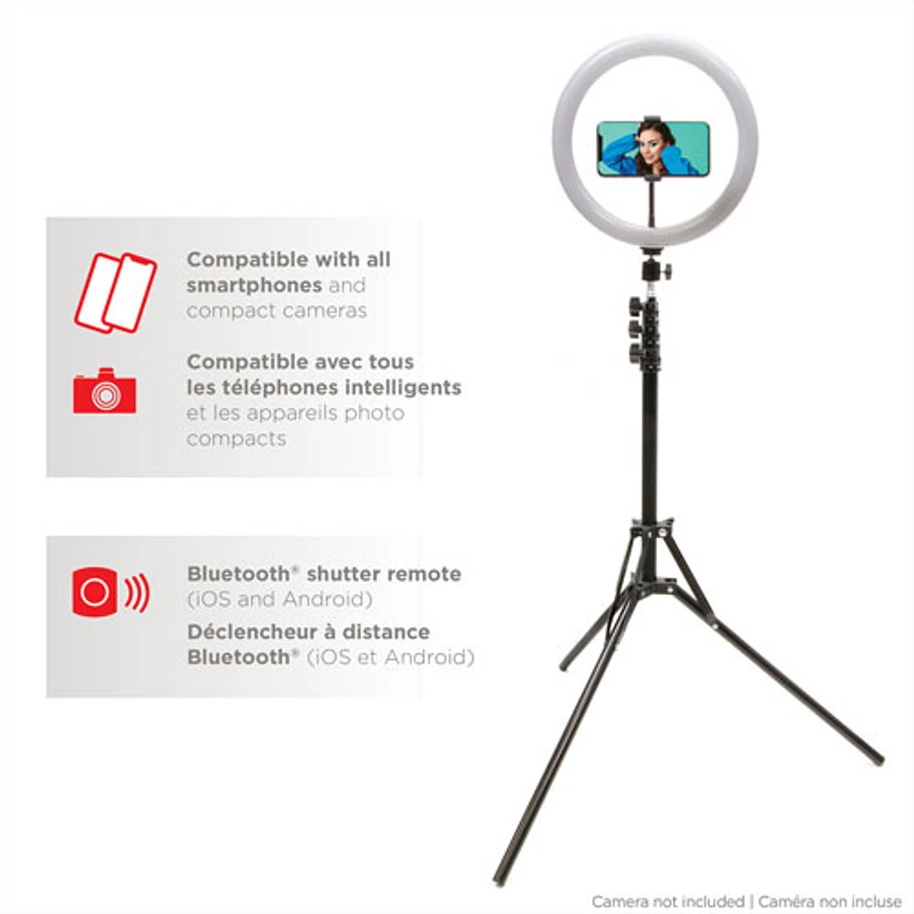 Anneau lumineux DEL de 10 po Mobilite de Mobifoto (MOBIRL10)