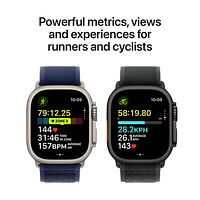 Apple Watch Ultra 2 (GPS + Cellulaire) avec boîtier de 49 mm en titane et bracelet Alpin vert foncé par TELUS - Moyen - Financement mensuel