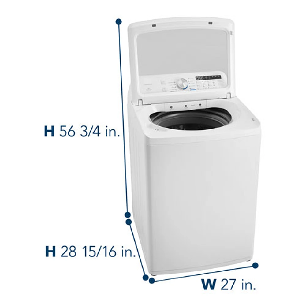 Insignia 4.7 Cu. Ft. High Efficiency Top Load Washer (NS-WMT41WA5) - White - Only at Best Buy