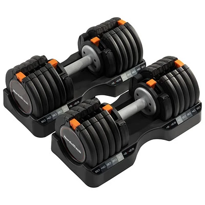 Haltère réglable Select-A-Weight de NordicTrack - 110 lb - Paquet de 2