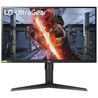 Moniteur de jeu G-Sync FreeSync DEL IPS QHD 144 Hz 27 po UltraGear de LG avec temps de réponse de 1 ms gris à gris (27GL83A-B) - Noir mat