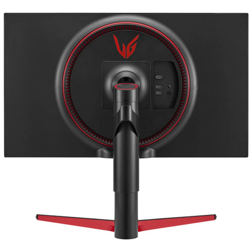 Moniteur de jeu G-Sync FreeSync DEL IPS QHD 144 Hz 27 po UltraGear de LG avec temps de réponse de 1 ms gris à gris (27GL83A-B) - Noir mat