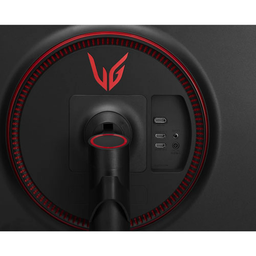 Moniteur de jeu G-Sync FreeSync DEL IPS QHD 144 Hz 27 po UltraGear de LG avec temps de réponse de 1 ms gris à gris (27GL83A-B) - Noir mat