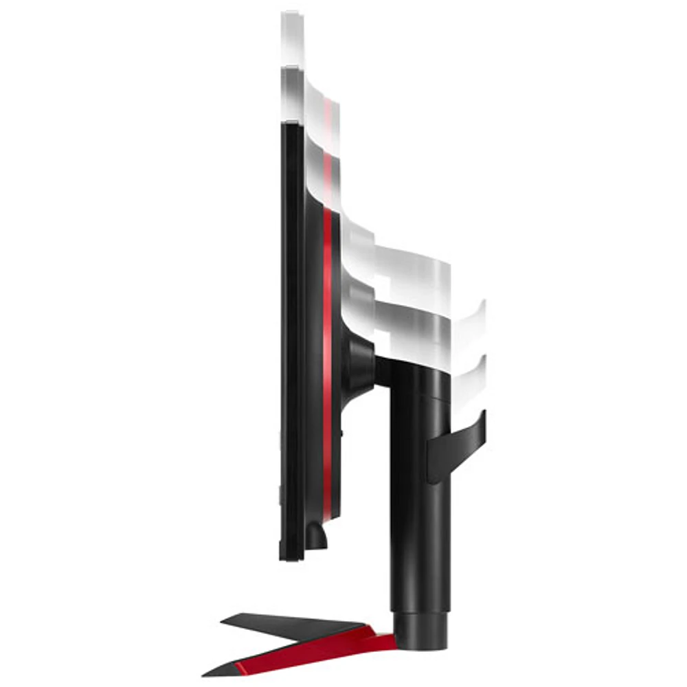 Moniteur de jeu G-Sync FreeSync DEL IPS QHD 144 Hz 27 po UltraGear de LG avec temps de réponse de 1 ms gris à gris (27GL83A-B) - Noir mat