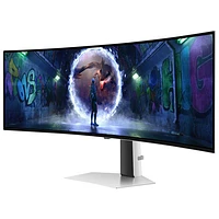 Moniteur de jeu G-Sync/FreeSync DELO incurvé QHD 240 Hz 49 po Odyssey G9 de Samsung avec temps de réponse de 0,03 ms gris à gris (LS49DG936SNXGO) - Argenté - Exclusivité de Best Buy