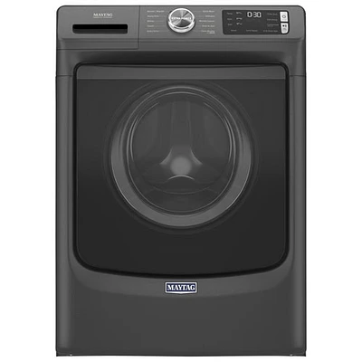 Laveuse à vapeur à chargement frontal haute efficacité 5,2 pi³ de Maytag (MHW5630MBK) - Noir volcanique