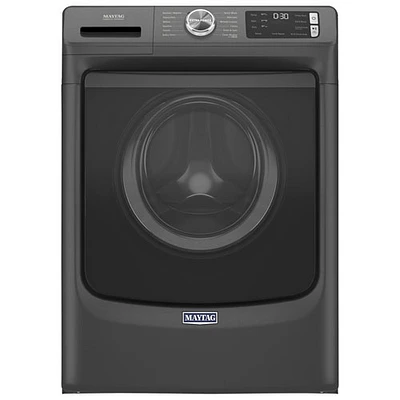 Laveuse à vapeur à chargement frontal haute efficacité de Maytag 5,5 pi³ (MHW6630MBK) - Noir volcanique