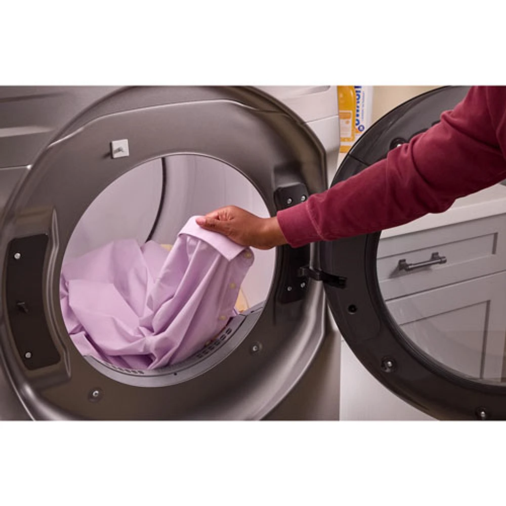 Whirlpool 7.4 Cu. Ft. Gas Steam Dryer (WGD5720RW) - White
