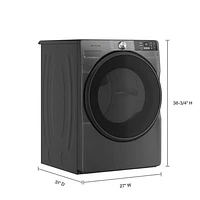 Sécheuse électrique à vapeur de 7,4 pi³ de Whirlpool (WGD5720RU) - Noir volcan
