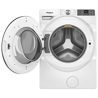 Laveuse à chargement frontal haute efficacité de 5,2 pi³ de Whirlpool (WFW5720RW) - Blanc