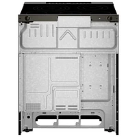 Cuisinière électrique autonettoyante encastrable et friture à l'air chaud 5,3 pi³ 31 po de Whirlpool (YWSES7530RV) - Noir sur inox
