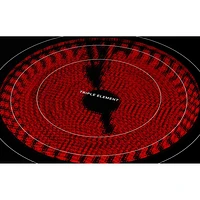 Cuisinière électrique autonettoyante encastrable et friture à l'air chaud 5,3 pi³ 31 po de Whirlpool (YWSES7530RV) - Noir sur inox