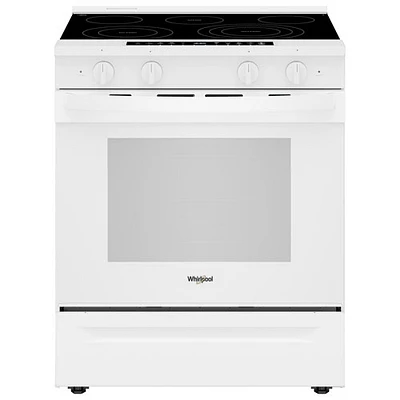 Whirlpool 31" 5.3 Cu. Ft. Self-Clean Slide-In Electric Air Fry Range (YWSES7530RW) - White