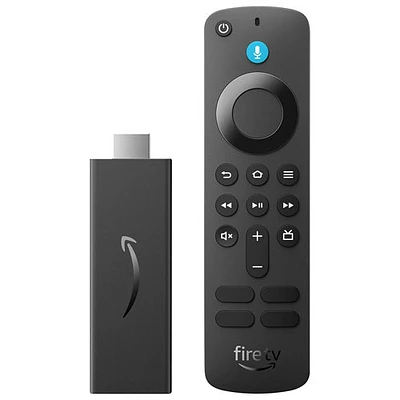 Clé de diffusion multimédia en continu Fire TV Stick HD (2024) avec télécommande vocale Alexa d'Amazon