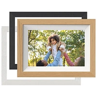 FotoStream 10.1" Digital Photo Frame with Interchangeable Frames (FS-WPF02EF) - Oak/Black