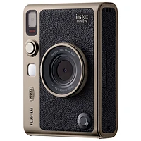 Fujifilm Instax Mini Evo SE 90th Anniversary Instant Camera Bundle - Titanium Gold
