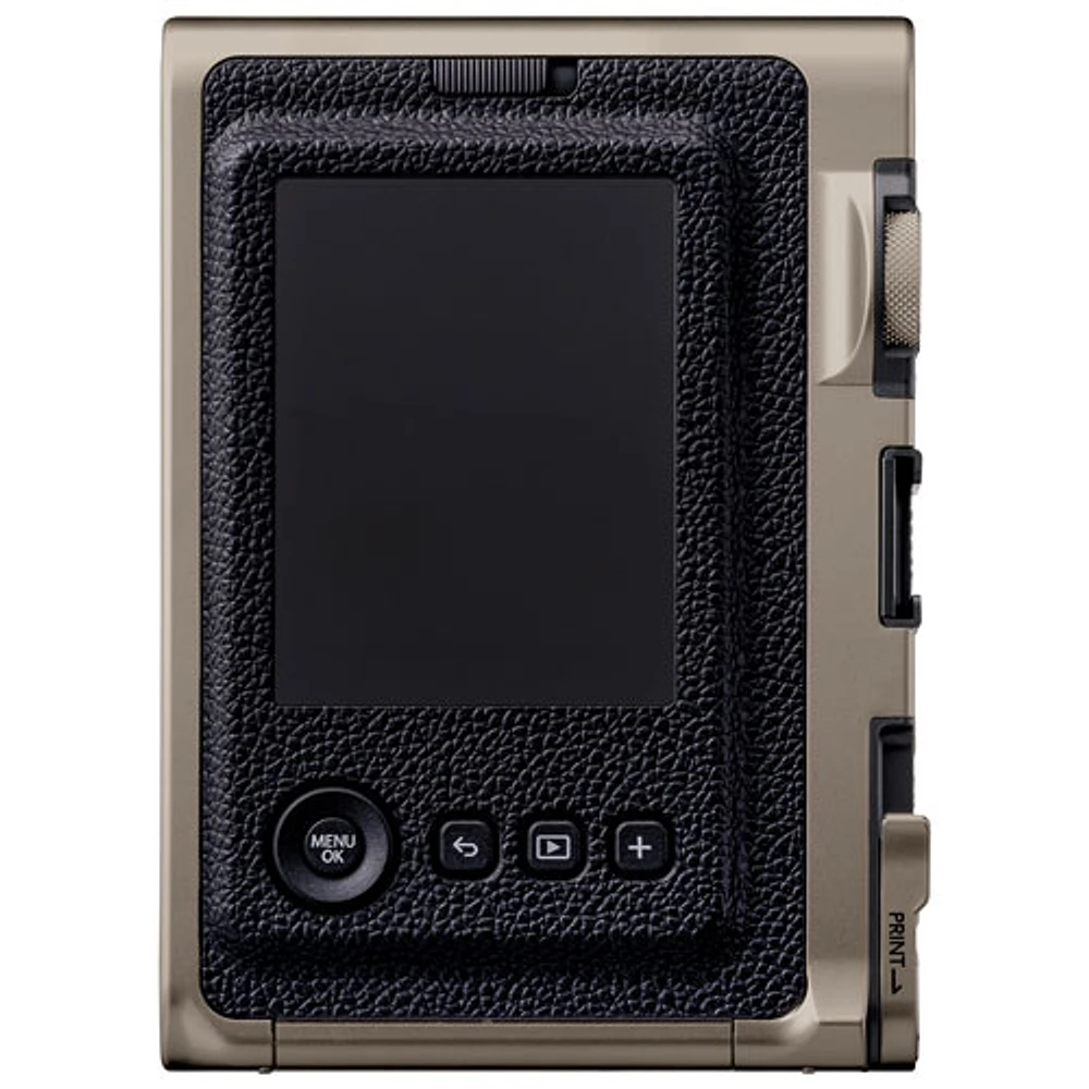 Fujifilm Instax Mini Evo SE 90th Anniversary Instant Camera Bundle - Titanium Gold