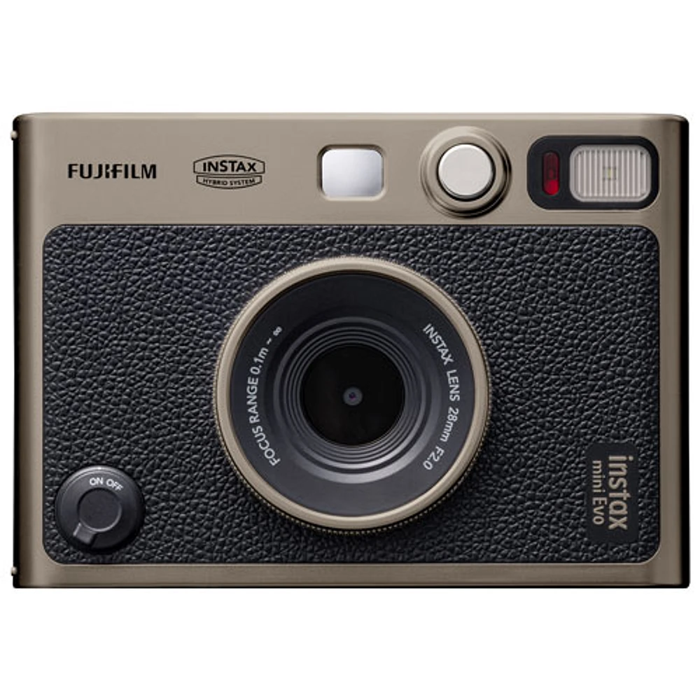 Fujifilm Instax Mini Evo SE 90th Anniversary Instant Camera Bundle - Titanium Gold