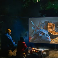 XGIMI Halo+ 1080p Wi-Fi/Bluetooth 700 ISO Lumen Portable Home Theatre Projector with Speakers