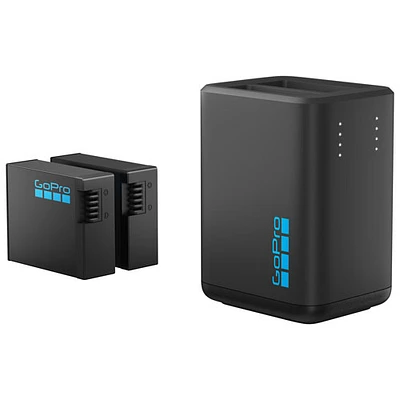 GoPro HERO13 Black Dual Battery Charger with 2 Enduro Batteries (AEDBD-201-CA)