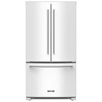 Réfrigérateur deux portes 20 pi³ 36 po avec distributeur d'eau de KitchenAid (KRFC136RWH) - Blanc