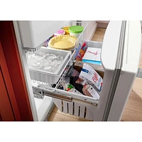 Réfrigérateur deux portes 20 pi³ 36 po avec distributeur d'eau de KitchenAid (KRFC136RWH) - Blanc