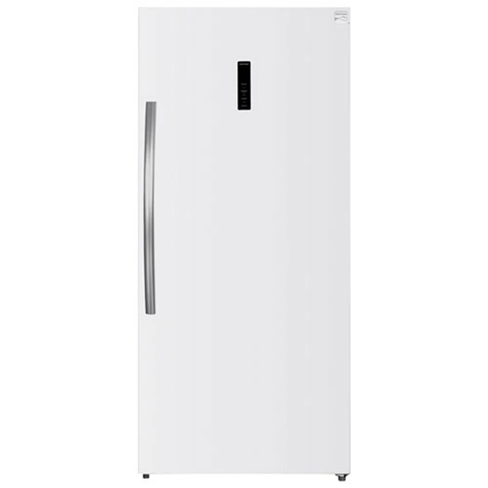 Congélateur/réfrigérateur vertical convertible de 21 pi³ prêt pour le garage de Kenmore (KKUF21-W) - Blanc