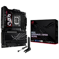 Carte mère ROG MAXIMUS Z890 HERO Wi-Fi ATX DDR5 d'ASUS avec LGA 1851 d'Intel pour processeurs Core Ultra d'Intel (série 2)