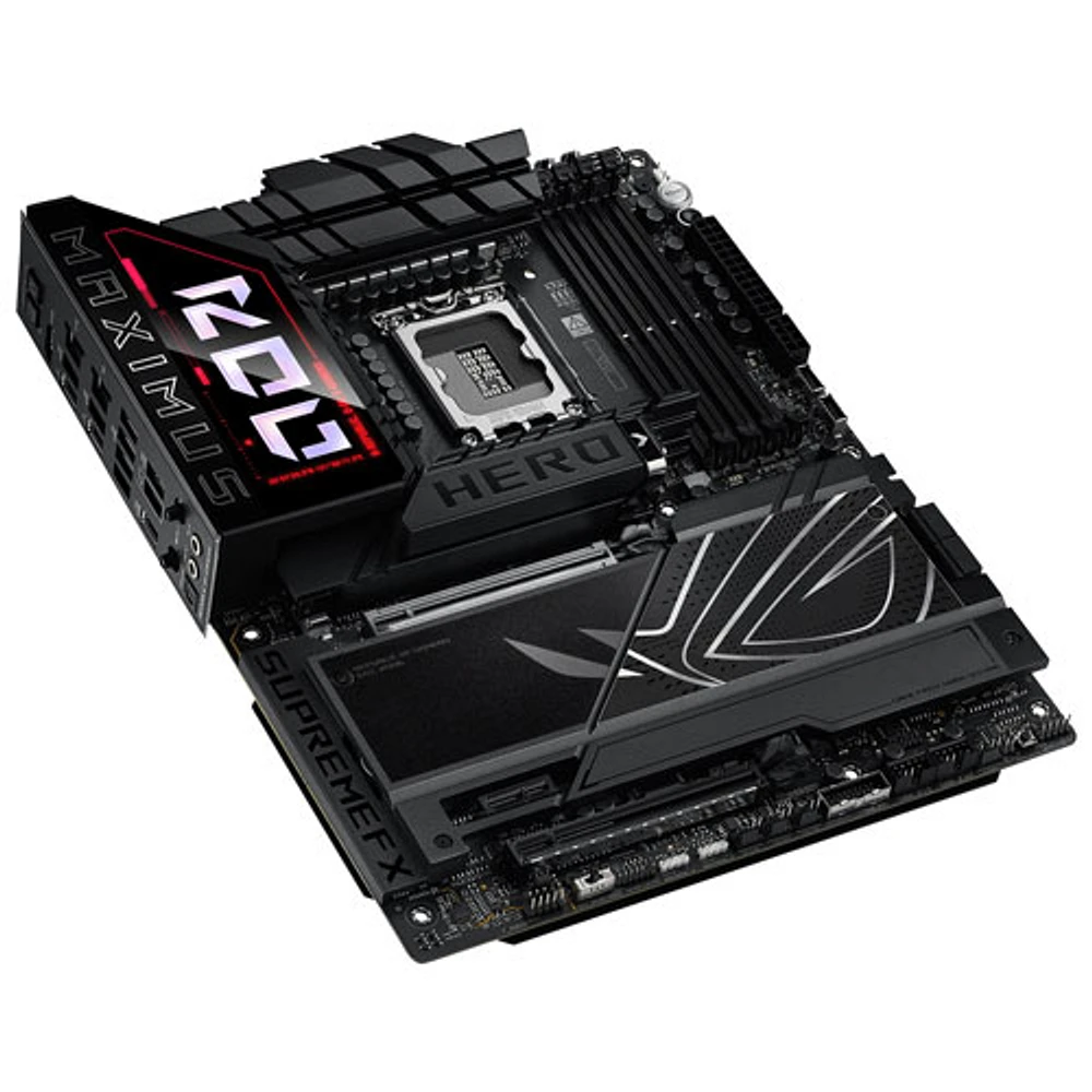 Carte mère ROG MAXIMUS Z890 HERO Wi-Fi ATX DDR5 d'ASUS avec LGA 1851 d'Intel pour processeurs Core Ultra d'Intel (série 2)