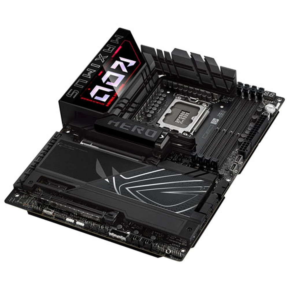 Carte mère ROG MAXIMUS Z890 HERO Wi-Fi ATX DDR5 d'ASUS avec LGA 1851 d'Intel pour processeurs Core Ultra d'Intel (série 2)