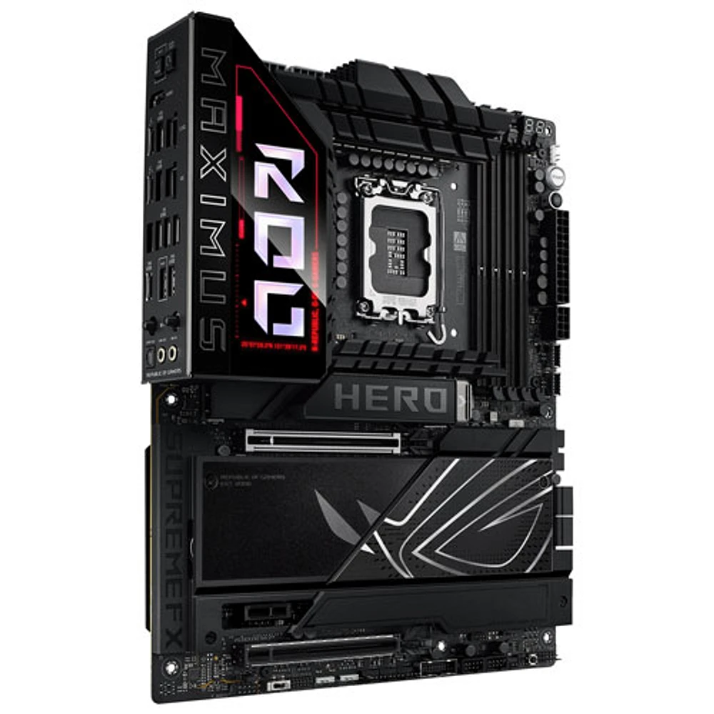 Carte mère ROG MAXIMUS Z890 HERO Wi-Fi ATX DDR5 d'ASUS avec LGA 1851 d'Intel pour processeurs Core Ultra d'Intel (série 2)