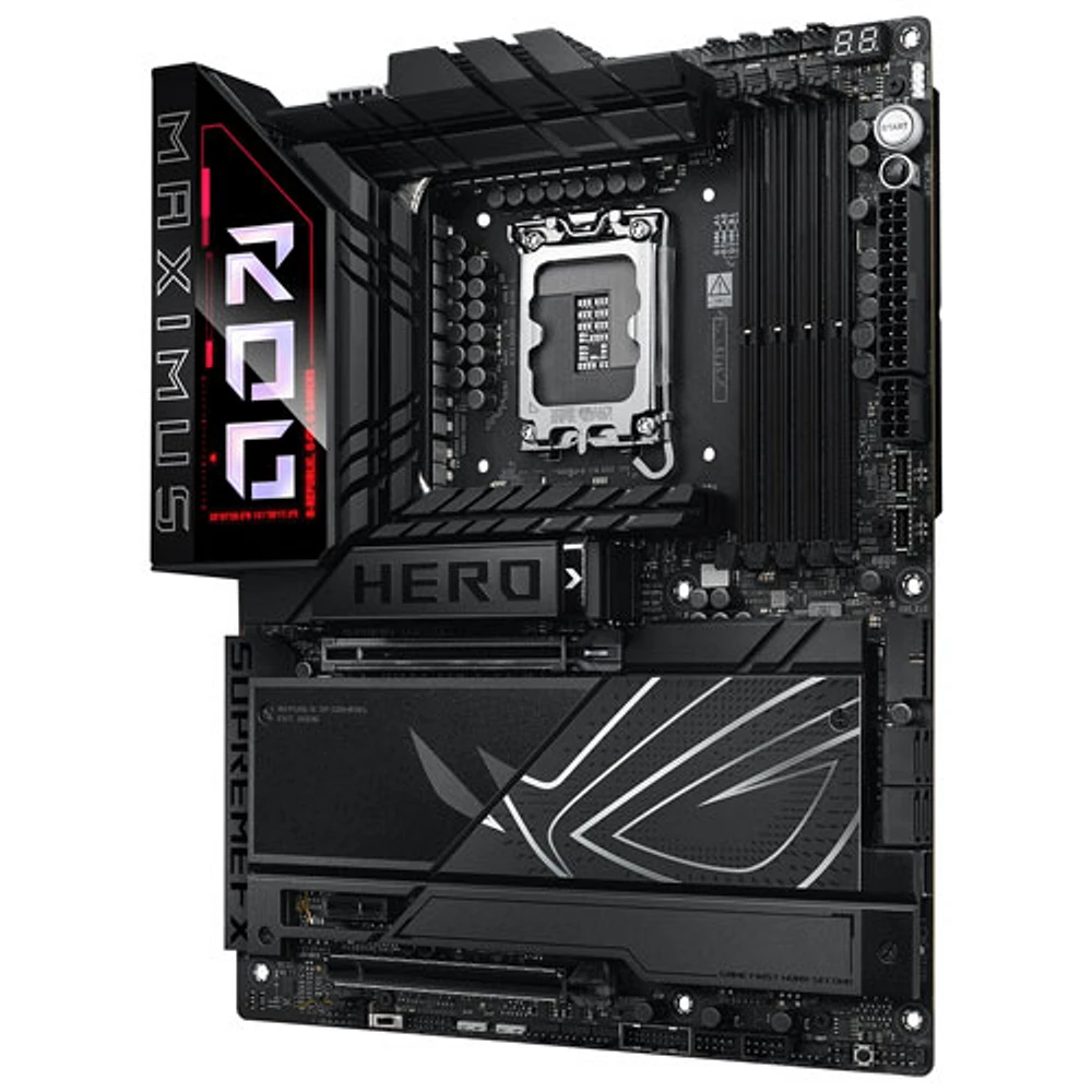 Carte mère ROG MAXIMUS Z890 HERO Wi-Fi ATX DDR5 d'ASUS avec LGA 1851 d'Intel pour processeurs Core Ultra d'Intel (série 2)