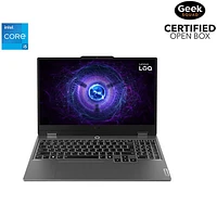Boîte ouverte - Portable de jeu 15,6 po LOQ 15IAX9I de Lenovo - Gris luna (Core i5-12450HX Intel/SSD 512 Go/RAM 16 Go/Arc A530M)