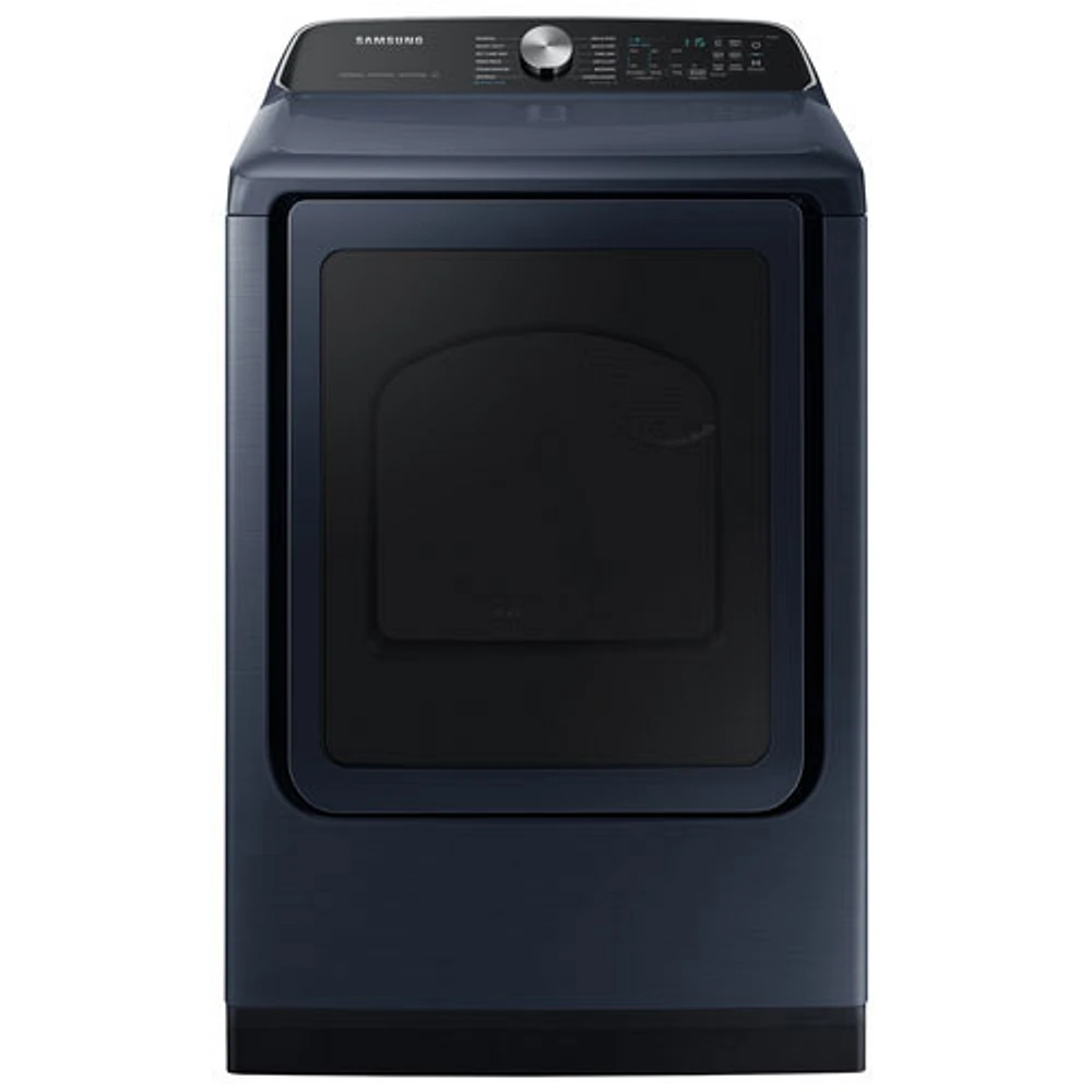 Open Box - Samsung 7.4 Cu. Ft. Electric Steam Dryer (DVE54CG7155DAC) - Navy - Scratch & Dent