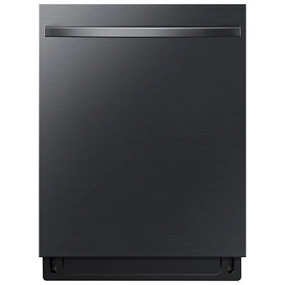 Boîte ouverte - Lave-vaisselle encastrable 24 po 46 dB de Samsung (DW80CG5451MTAA) - Inox noir - Endommagé