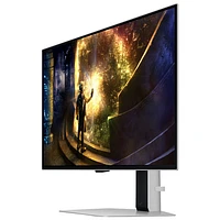 Samsung Odyssey 27" QHD 240Hz 0.03ms GTG OLED LED G-Sync FreeSync Gaming Monitor (LS27DG612SNXZA) - Silver