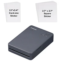 Canon SELPHY QX20 Compact Photo Printer - Dark Grey