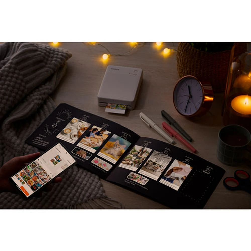 Canon SELPHY QX20 Compact Photo Printer - Dark Grey