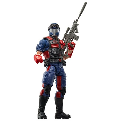 G.I. Joe Classified Series: Figurine d'action de Cobra Viper avec emballage à carte au dos rétro