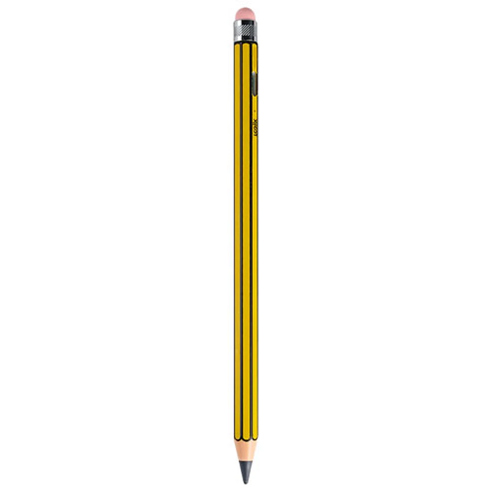 Stylet à deux pointes Precision Pencil Note de LOGiiX pour iPad (LGX-13826) - Jaune/Noir
