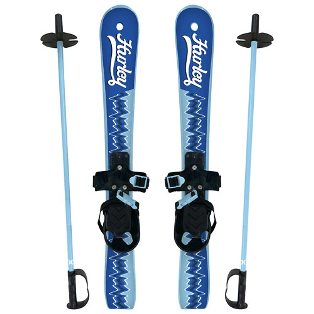 Skis pour jeunes débutants Hurley - Bleu