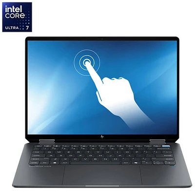 Portable à écran tactile 14 po OmniBook Ultra Flip de HP - Gris éclipse (Core Ultra 7 258V d'Intel/RAM 32 Go/DD 2 To)