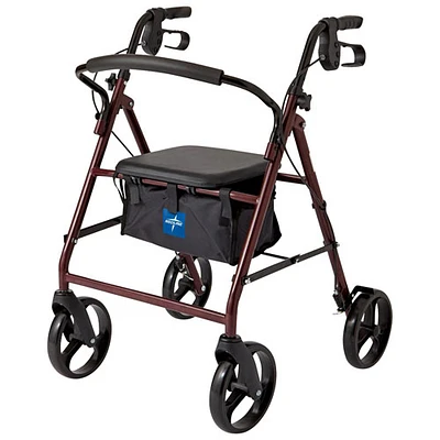 Marchette repliable avec cadre en acier Basic de Medline avec sac de rangement