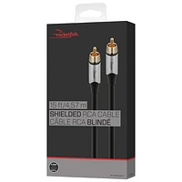 Rocketfish 4.57m (15ft.) Shielded RCA Cable - Only at Best Buy