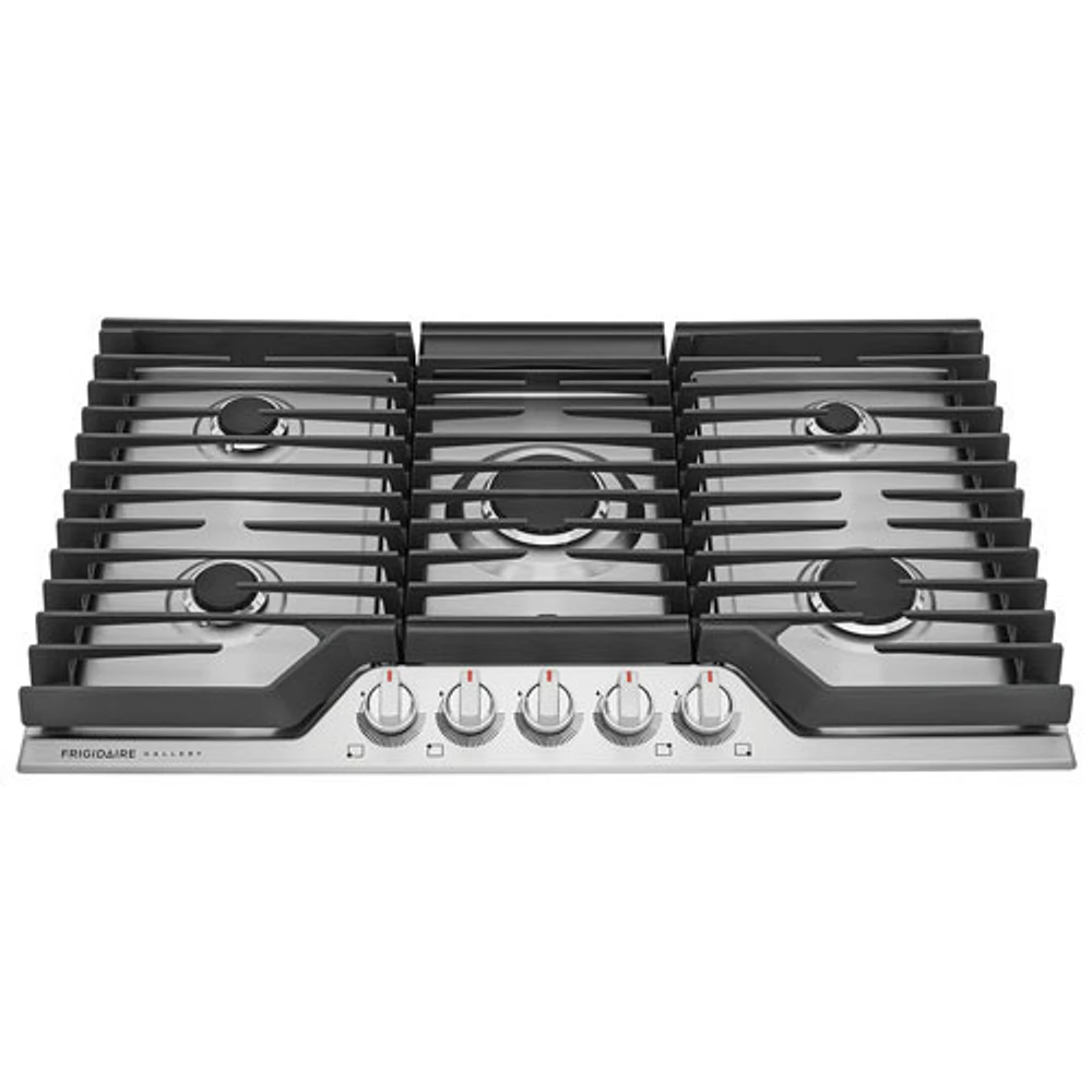 Boîte ouverte - Surface de cuisson au gaz 5 brûleurs 36 po Gallery de Frigidaire (GCCG3648AS
